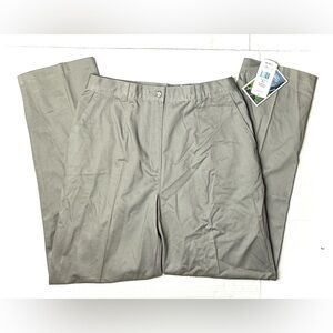 Vintage Hagger Classic Women's 12‎ Dress Pants Slacks Tan Gray Pleated Wide Leg